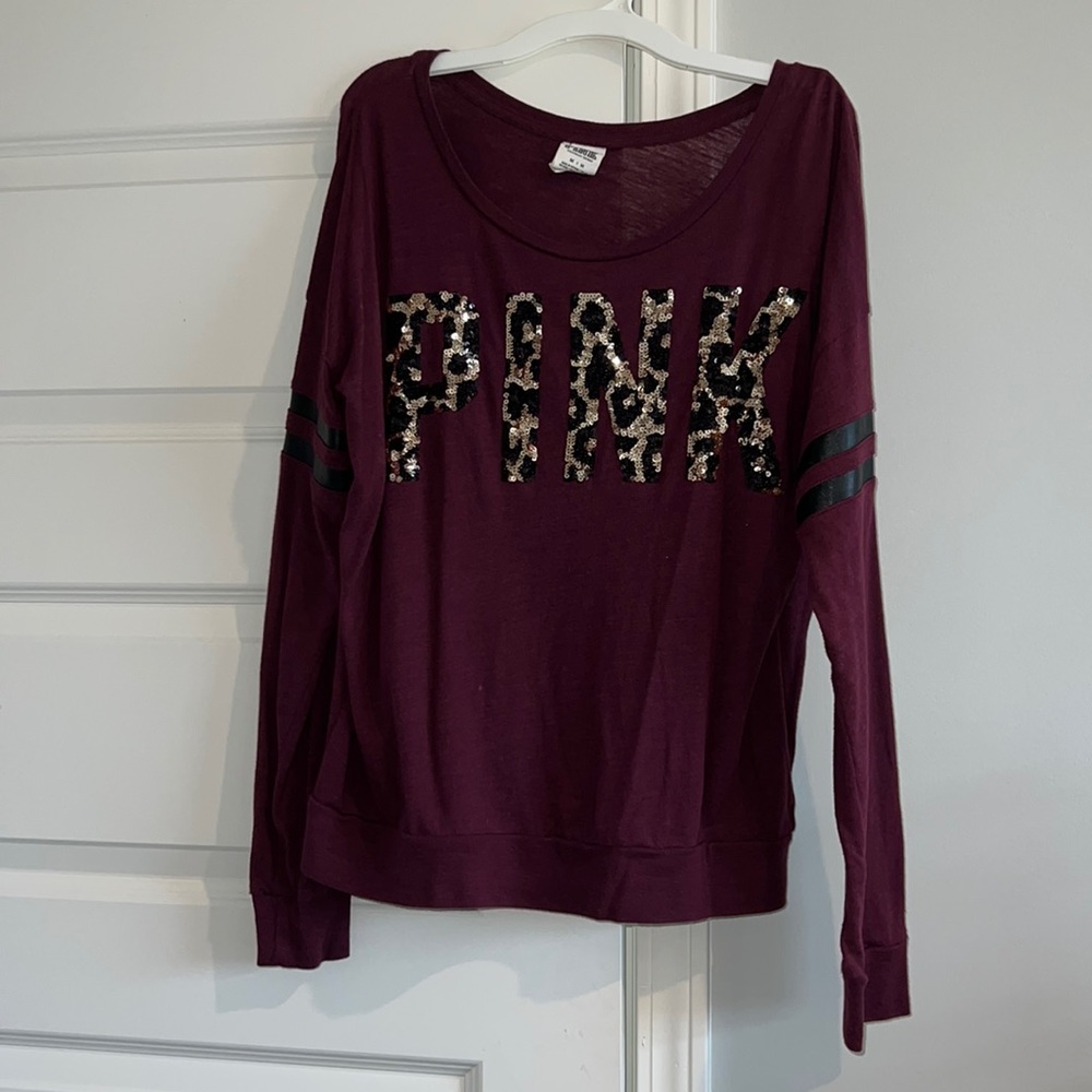 Burgundy long sleeve